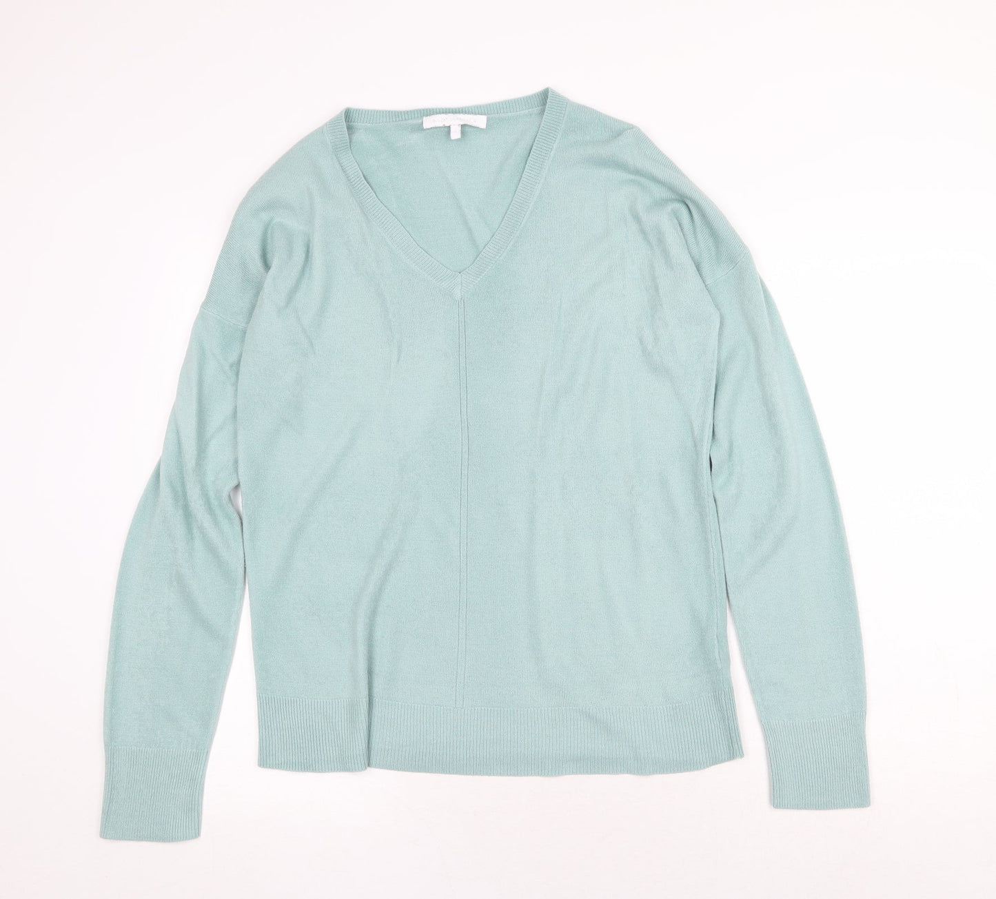 Womens UK Size 12 NEXT Green Pullover Jumper