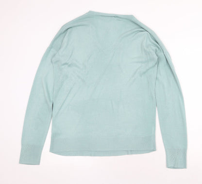 Womens UK Size 12 NEXT Green Pullover Jumper