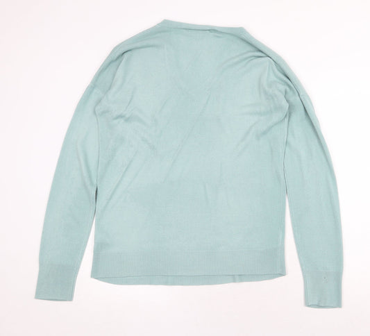 Womens UK Size 12 NEXT Green Pullover Jumper