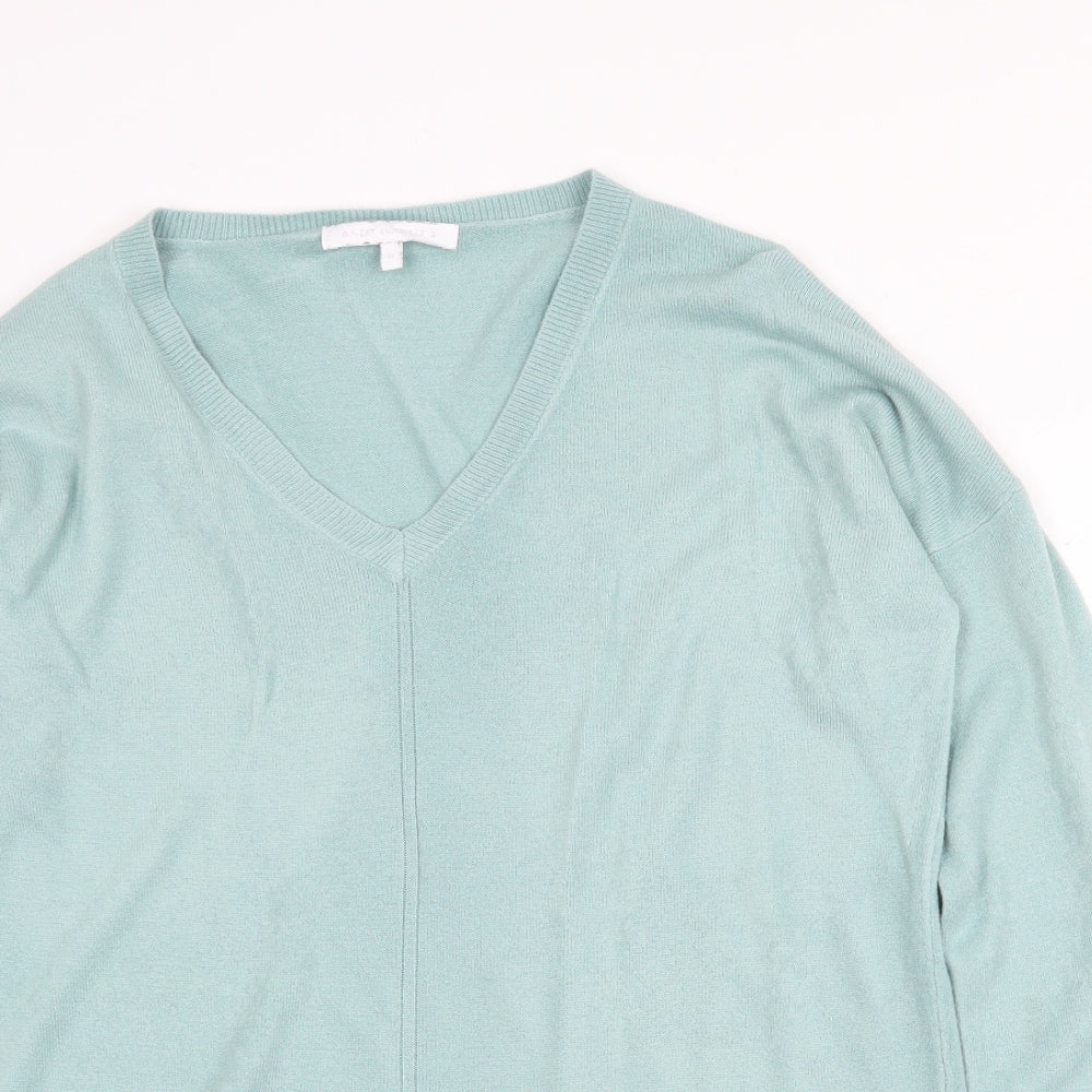 Womens UK Size 12 NEXT Green Pullover Jumper