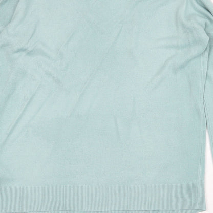 Womens UK Size 12 NEXT Green Pullover Jumper