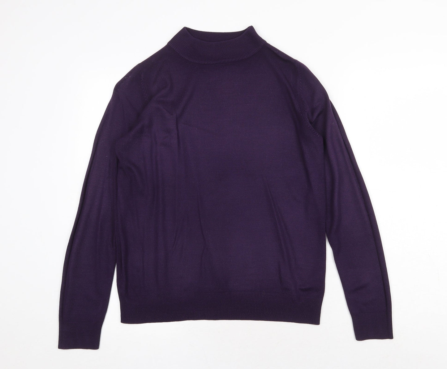 Womens UK Size 10 Garfield & Marks Purple Pullover Jumper
