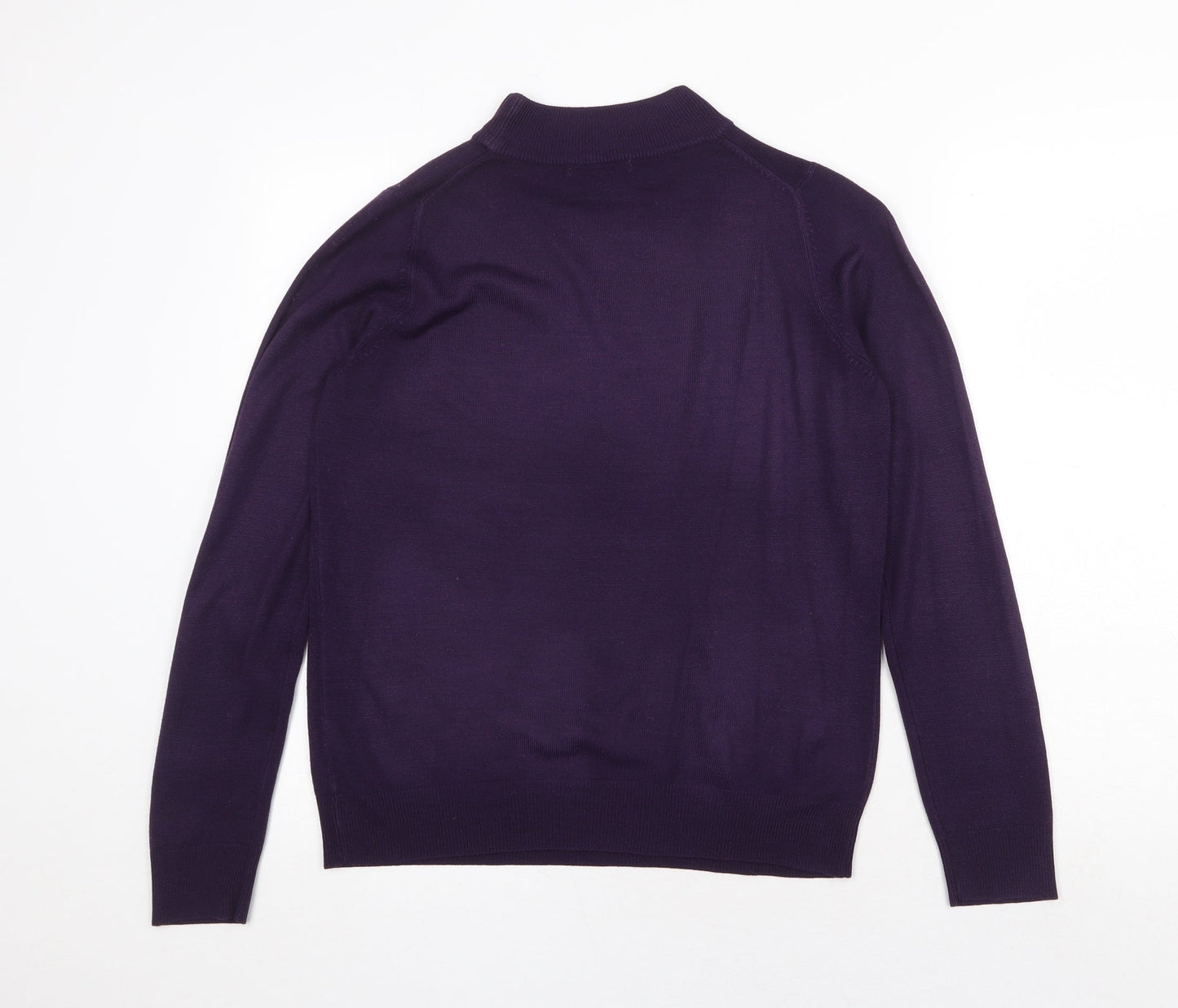 Womens UK Size 10 Garfield & Marks Purple Pullover Jumper