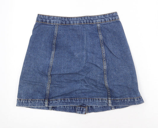 Womens UK Size 26 in Topshop Mini Denim Skirt