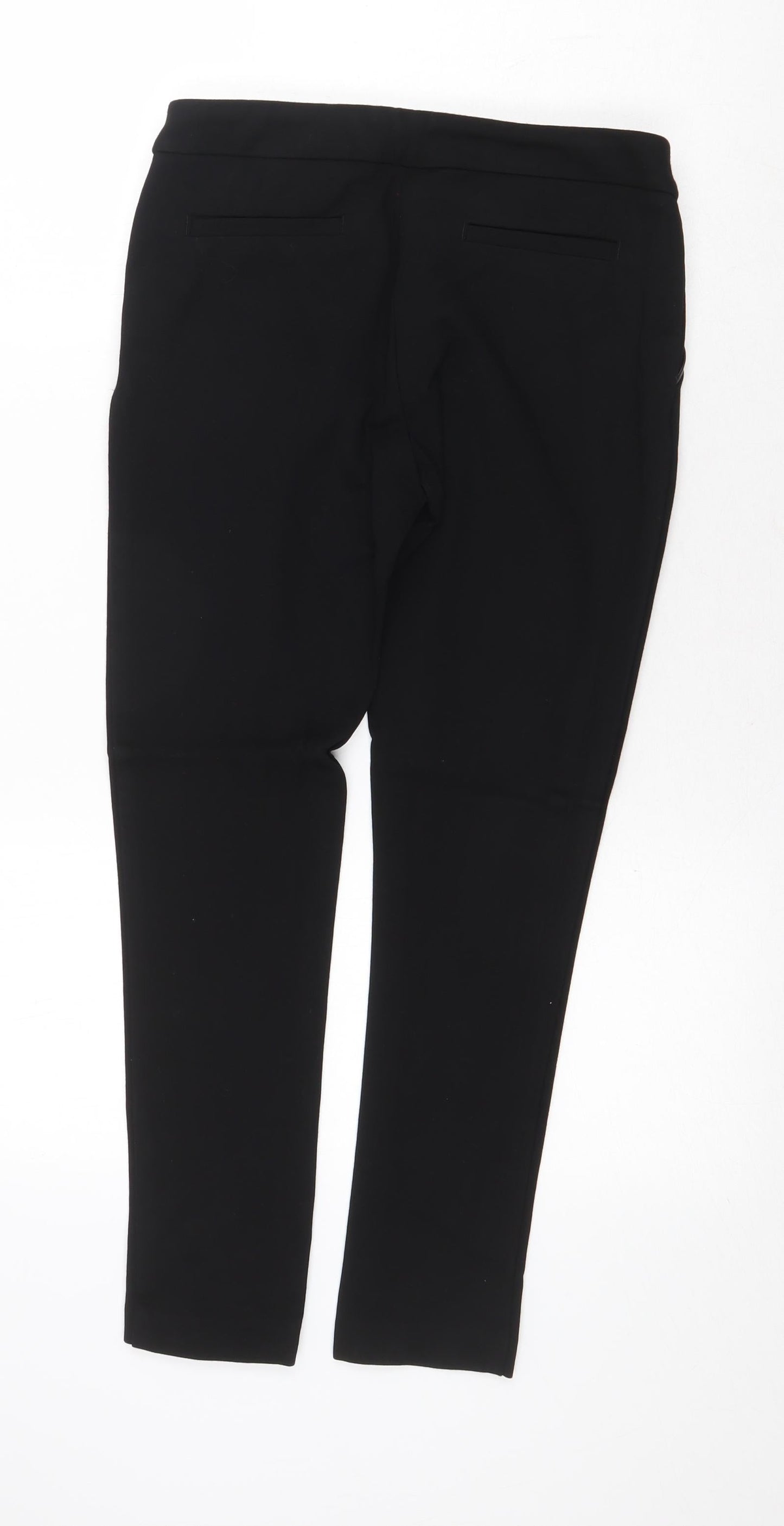 SC Montreal Womens Black Viscose Trousers Size 28 in Regular Zip