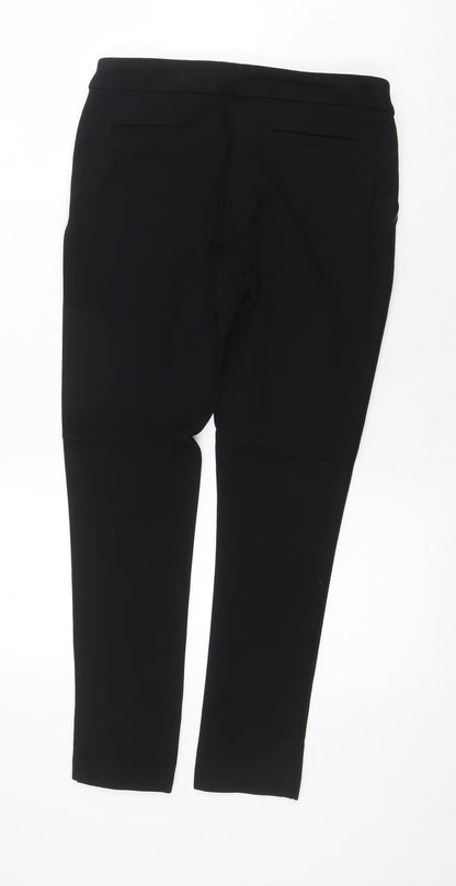 SC Montreal Womens Black Viscose Trousers Size 28 in Regular Zip