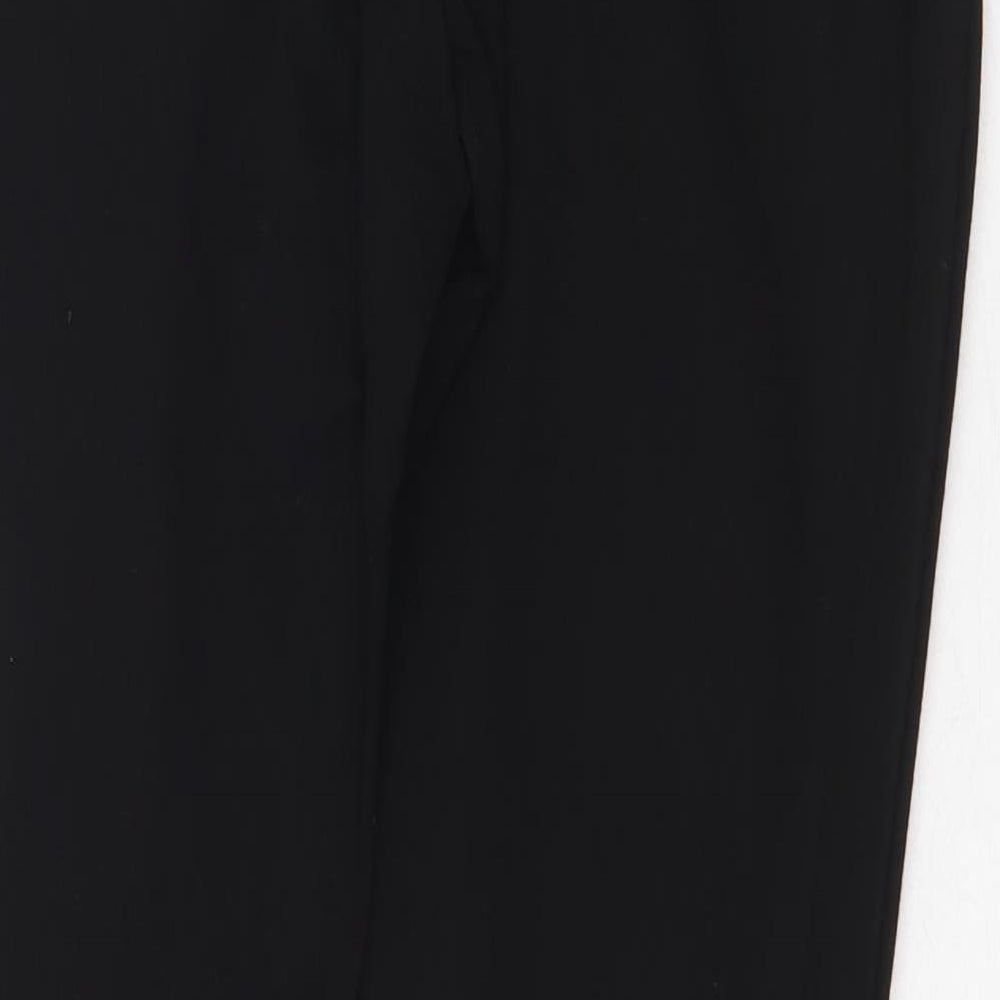 SC Montreal Womens Black Viscose Trousers Size 28 in Regular Zip