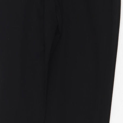 SC Montreal Womens Black Viscose Trousers Size 28 in Regular Zip