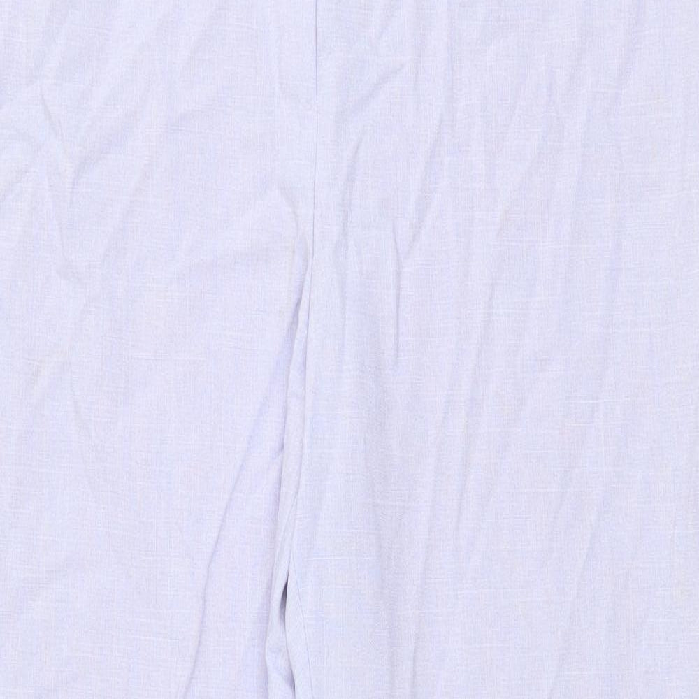 Womens UK Size 16 Essentials Regular Fit  Purple Trousers