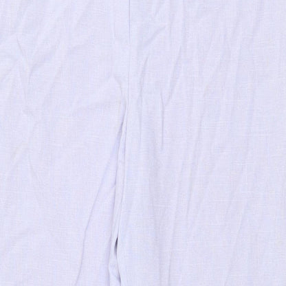 Womens UK Size 16 Essentials Regular Fit  Purple Trousers
