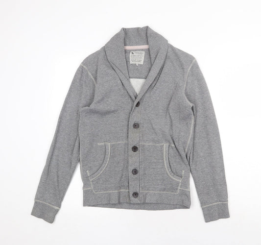 TU Womens Grey Jacket Size S Button