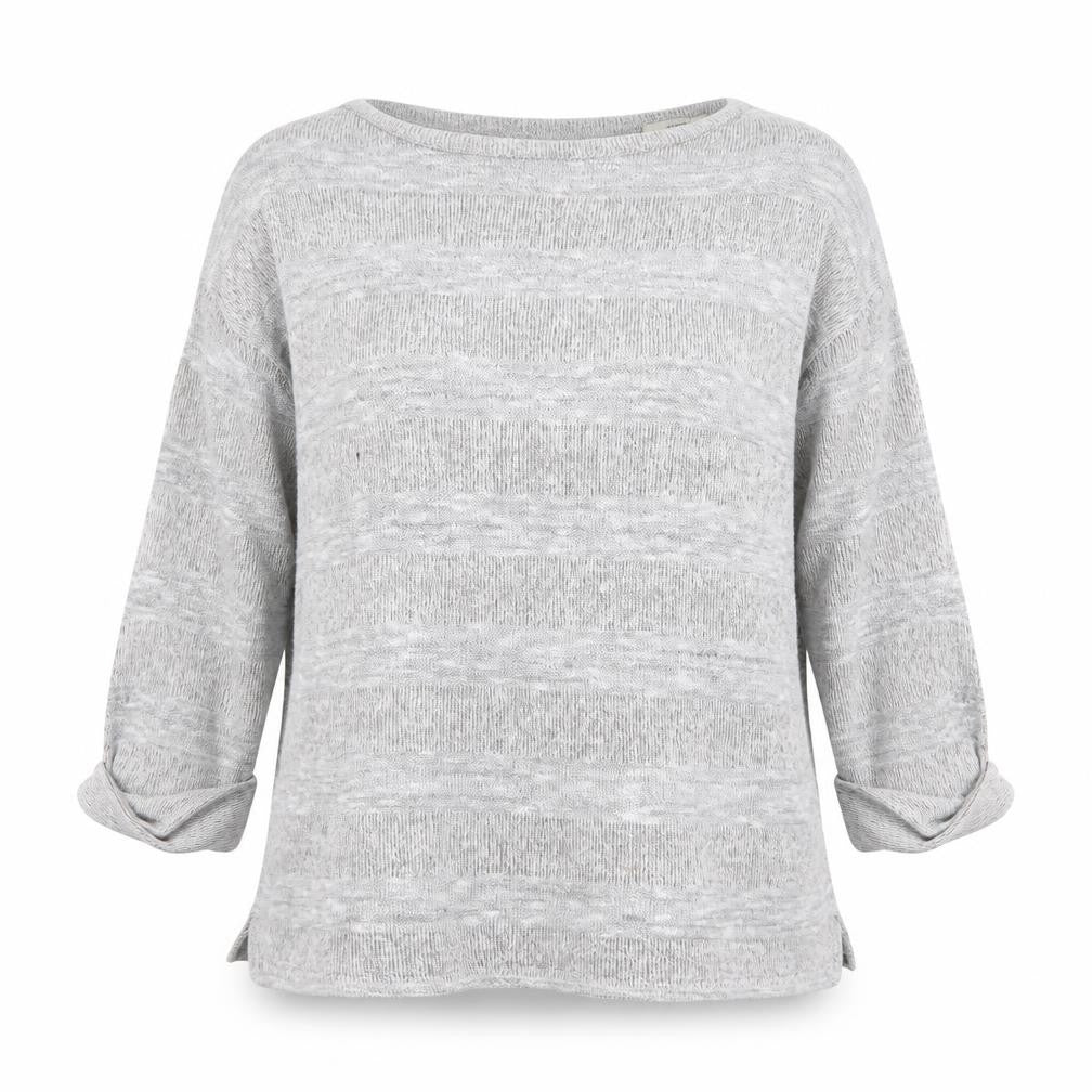 Womens UK Size L Papaya Grey Pullover Jumper