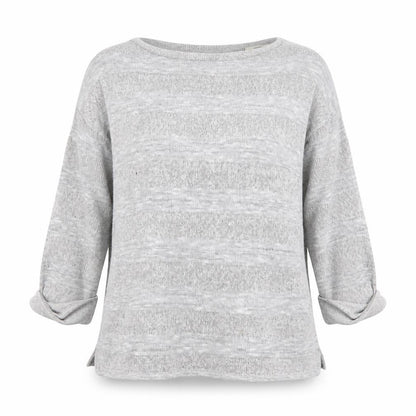 Womens UK Size L Papaya Grey Pullover Jumper