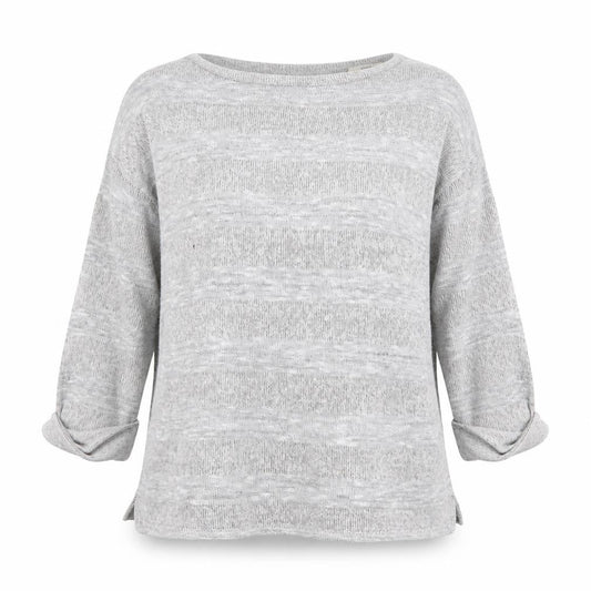 Womens UK Size L Papaya Grey Pullover Jumper
