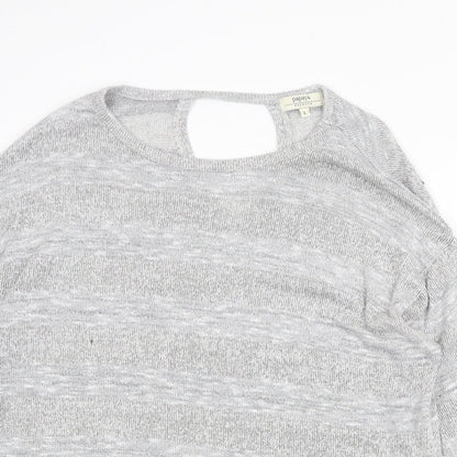 Womens UK Size L Papaya Grey Pullover Jumper
