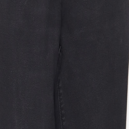 Womens UK Size 12 Papaya Regular Fit Skinny Grey Jeans