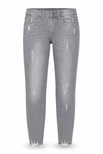 Womens UK Size 6 Denim & Co. Regular Fit Skinny Grey Jeans