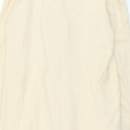 Womens UK Size XS Zara Beige Overcoat