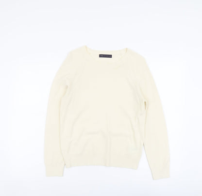 Womens UK Size 8 Marks and Spencer Ivory Pullover Jumper