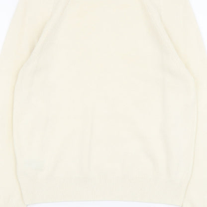 Womens UK Size 8 Marks and Spencer Ivory Pullover Jumper