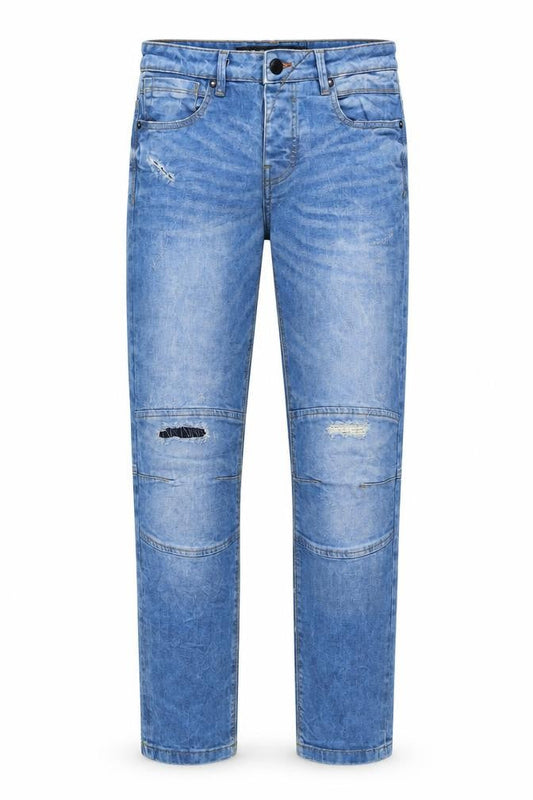 Mens UK Size 30 in Denim & Co. Regular Fit Skinny Beige Jeans