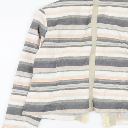 Womens UK Size 12 Bianca Multicoloured Jacket