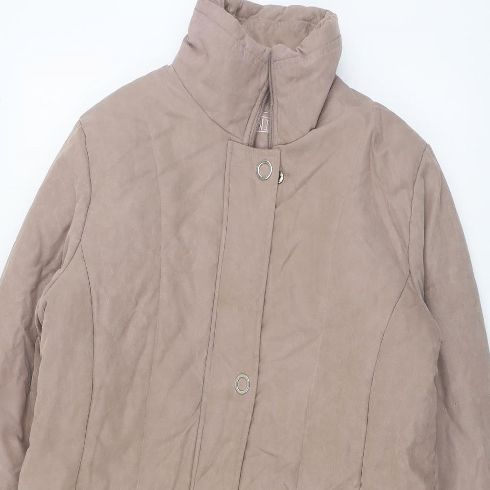 Womens UK Size 14 Finesse Beige Jacket