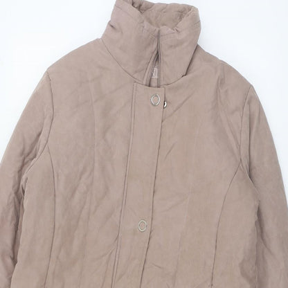 Womens UK Size 14 Finesse Beige Jacket