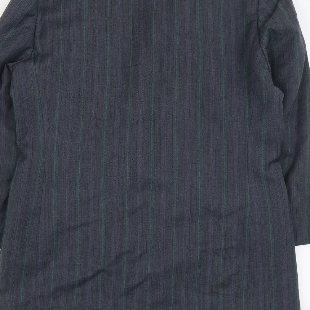 Womens UK Size 12 Simon Jersey Regular Blue Suit Jacket
