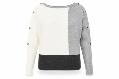 Womens UK Size M Select Multicoloured Pullover Jumper