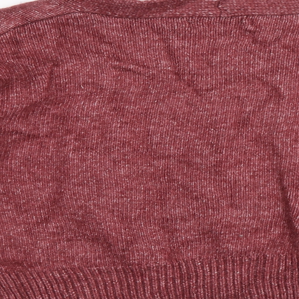 Womens UK Size S Mango Red Pullover Jumper