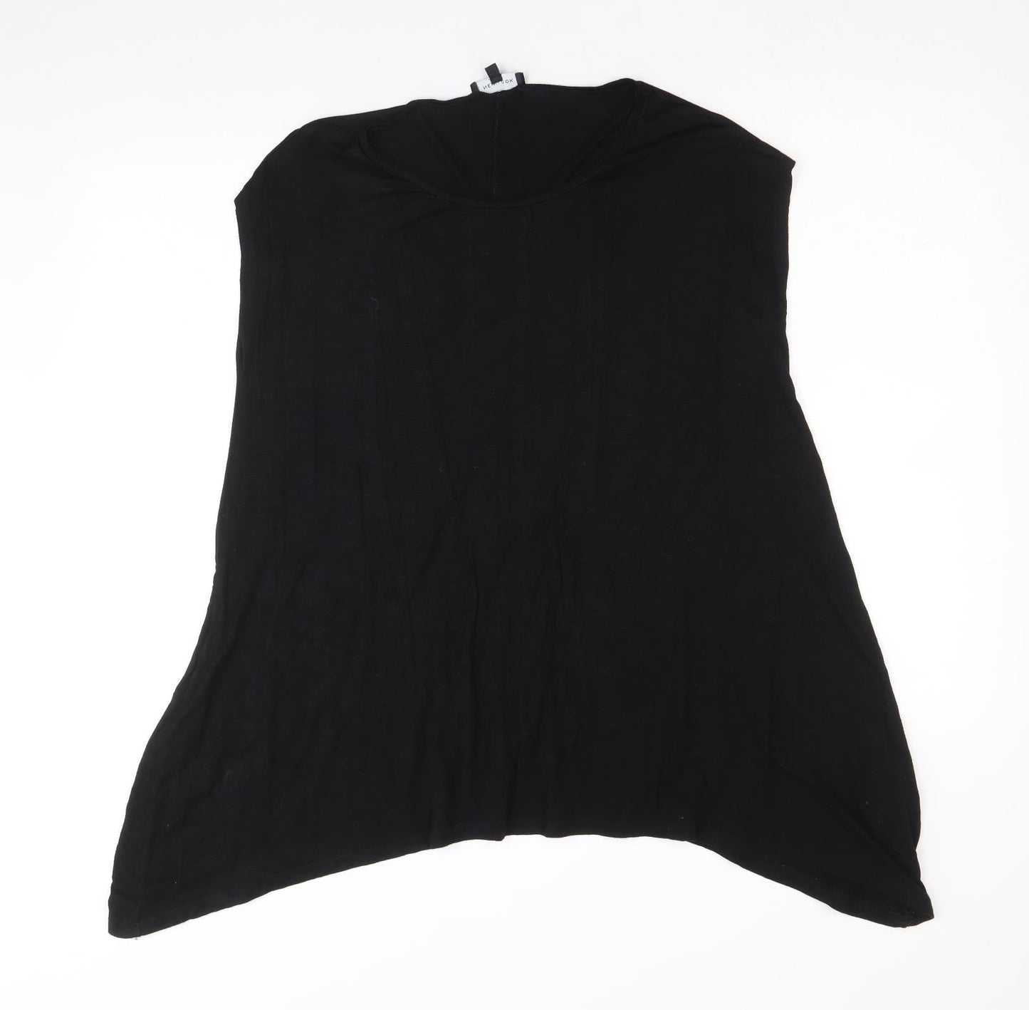 Womens UK Size 10 New Look Black Basic Tank