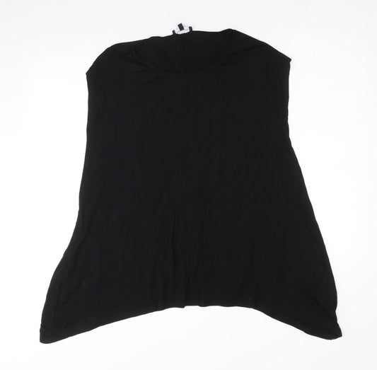 Womens UK Size 10 New Look Black Basic Tank