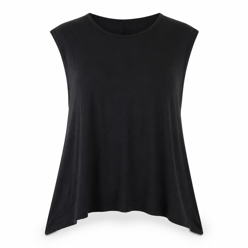Womens UK Size 10 New Look Black Basic Tank