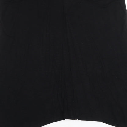 Womens UK Size 10 New Look Black Basic Tank