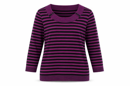 Womens UK Size M Precis Purple Pullover Jumper