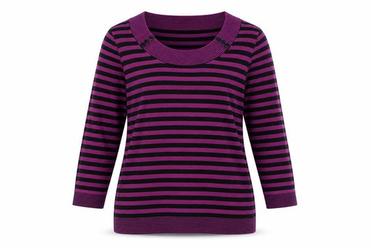 Womens UK Size M Precis Purple Pullover Jumper