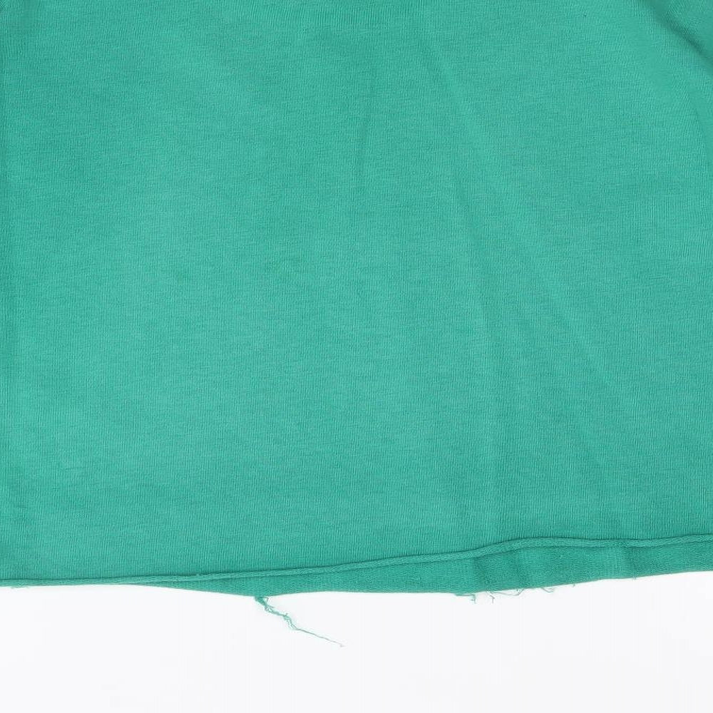 New Look Girls Green Cotton Pullover Sweatshirt Size 14-15 Years Pullover - NY City 1994