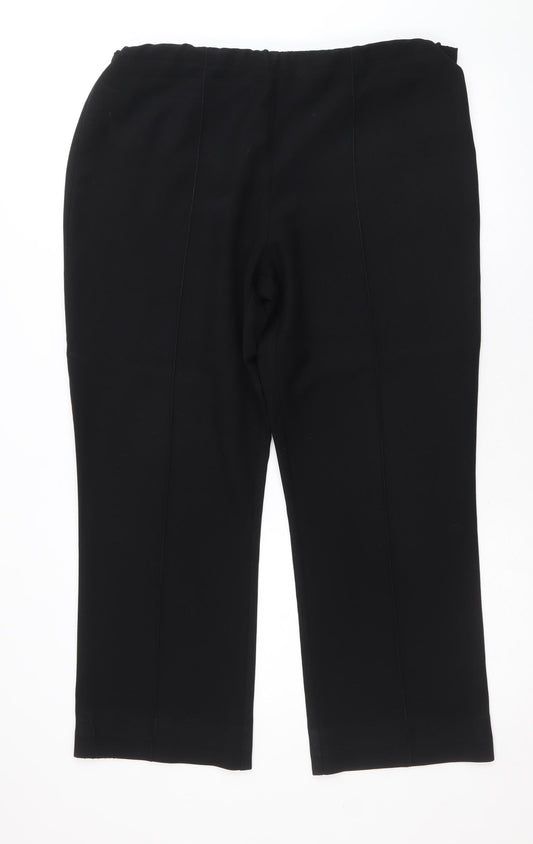 Womens UK Size 16 Arista Regular Fit  Black Trousers