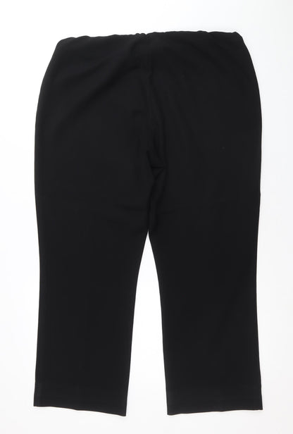 Womens UK Size 16 Arista Regular Fit  Black Trousers
