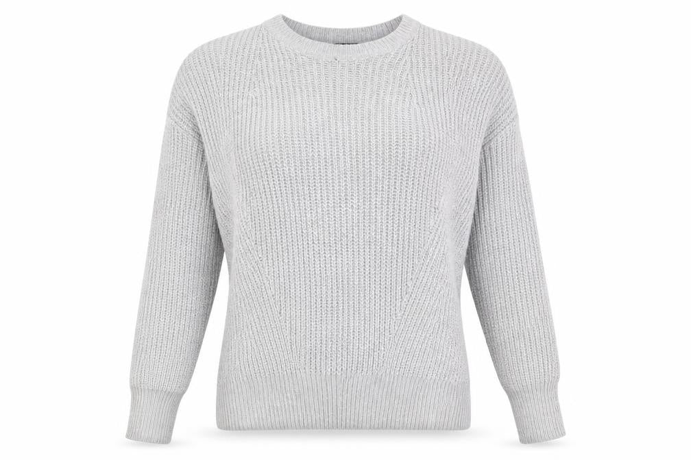 Womens UK Size 8 Atmosphere Grey Pullover Jumper