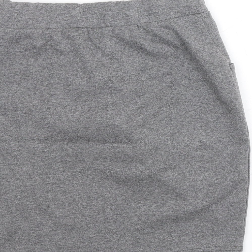 Very Girls Grey Polyester Tulip Skirt Size 11-12 Years Regular Pull On