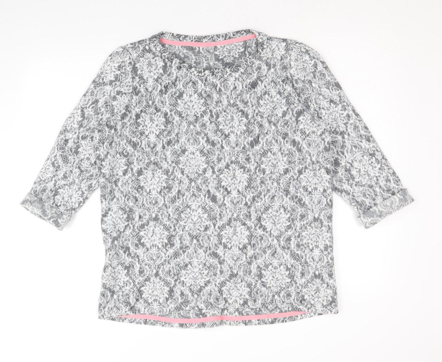 Womens UK Size 12 Marks and Spencer Grey Pullover Jumper