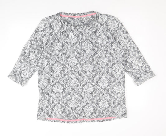Womens UK Size 12 Marks and Spencer Grey Pullover Jumper