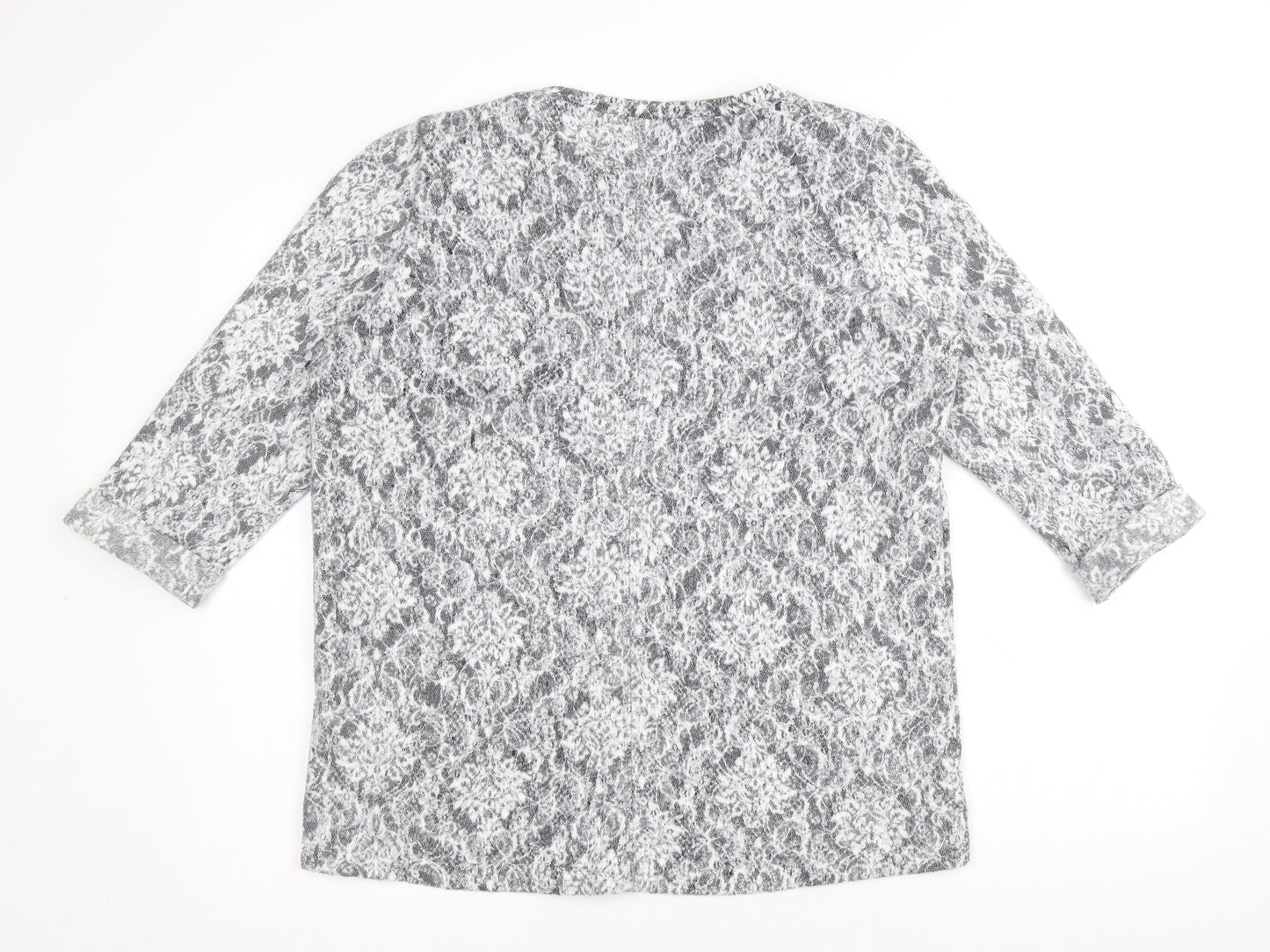 Womens UK Size 12 Marks and Spencer Grey Pullover Jumper
