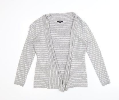 Womens UK Size S Linea Grey Cardigan Jumper