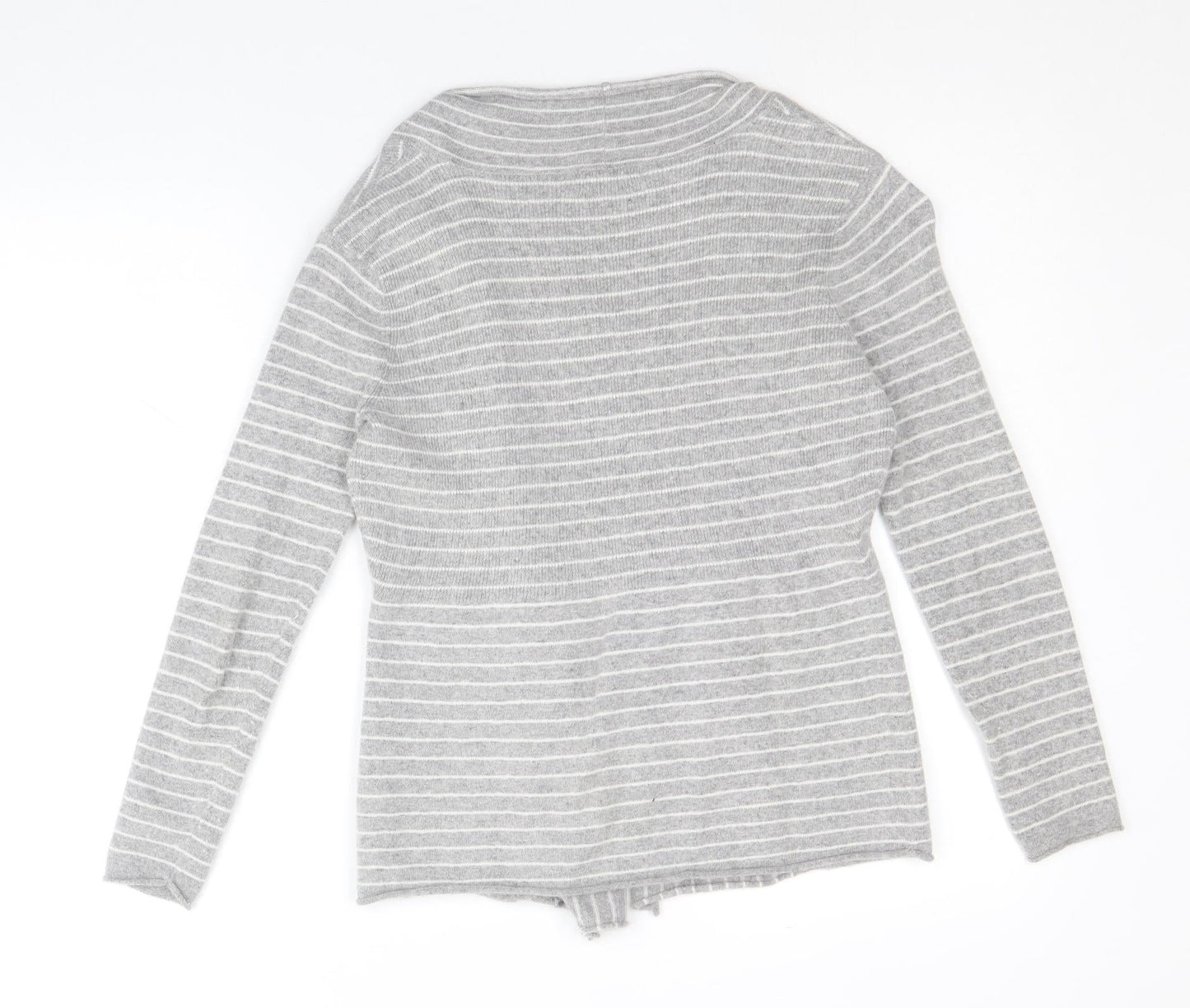 Womens UK Size S Linea Grey Cardigan Jumper