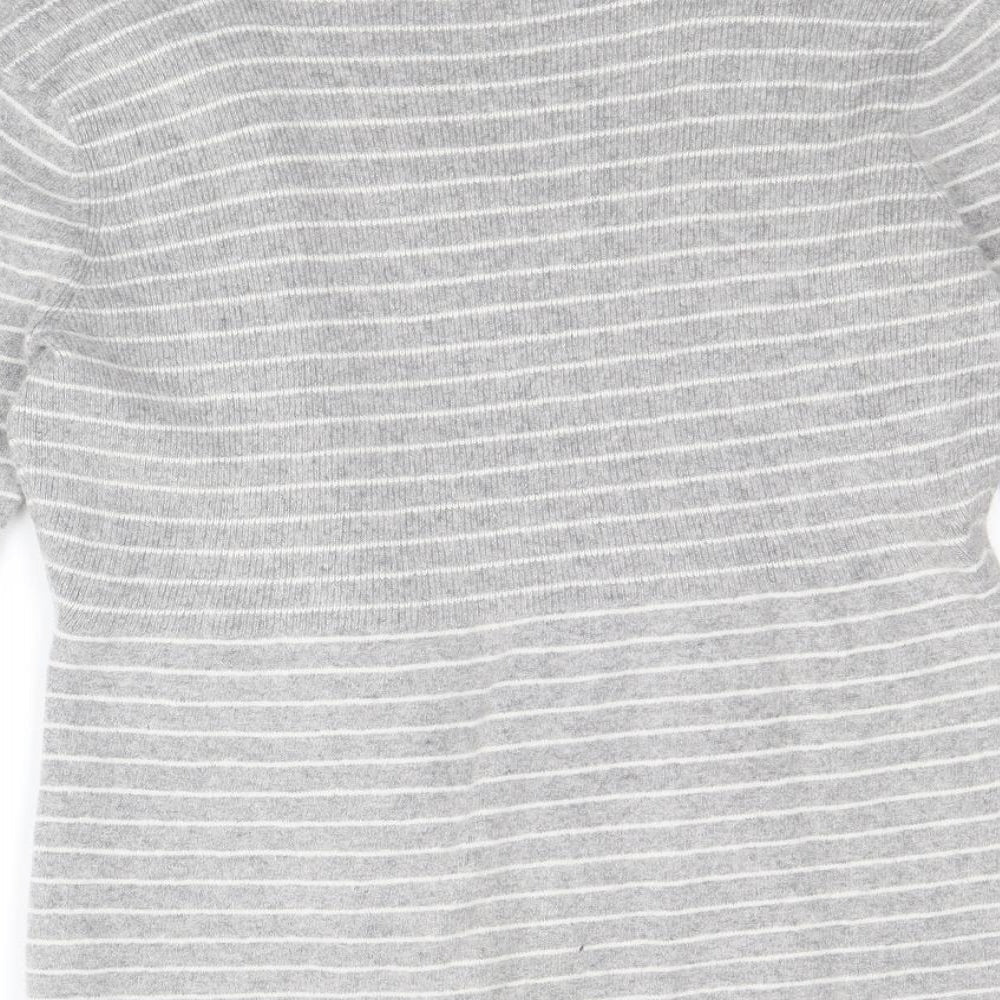Womens UK Size S Linea Grey Cardigan Jumper