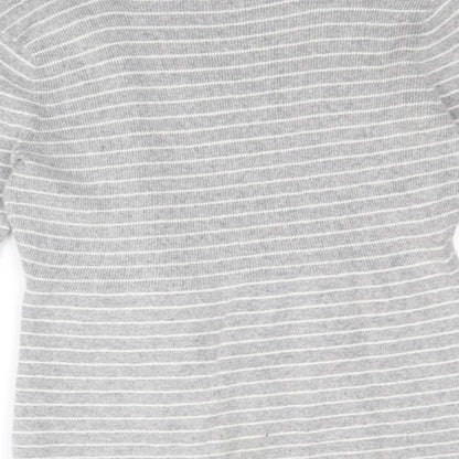 Womens UK Size S Linea Grey Cardigan Jumper