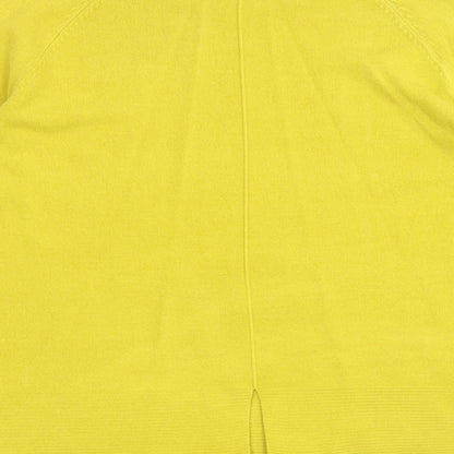 TU Womens Green Round Neck Acrylic Pullover Jumper Size 12